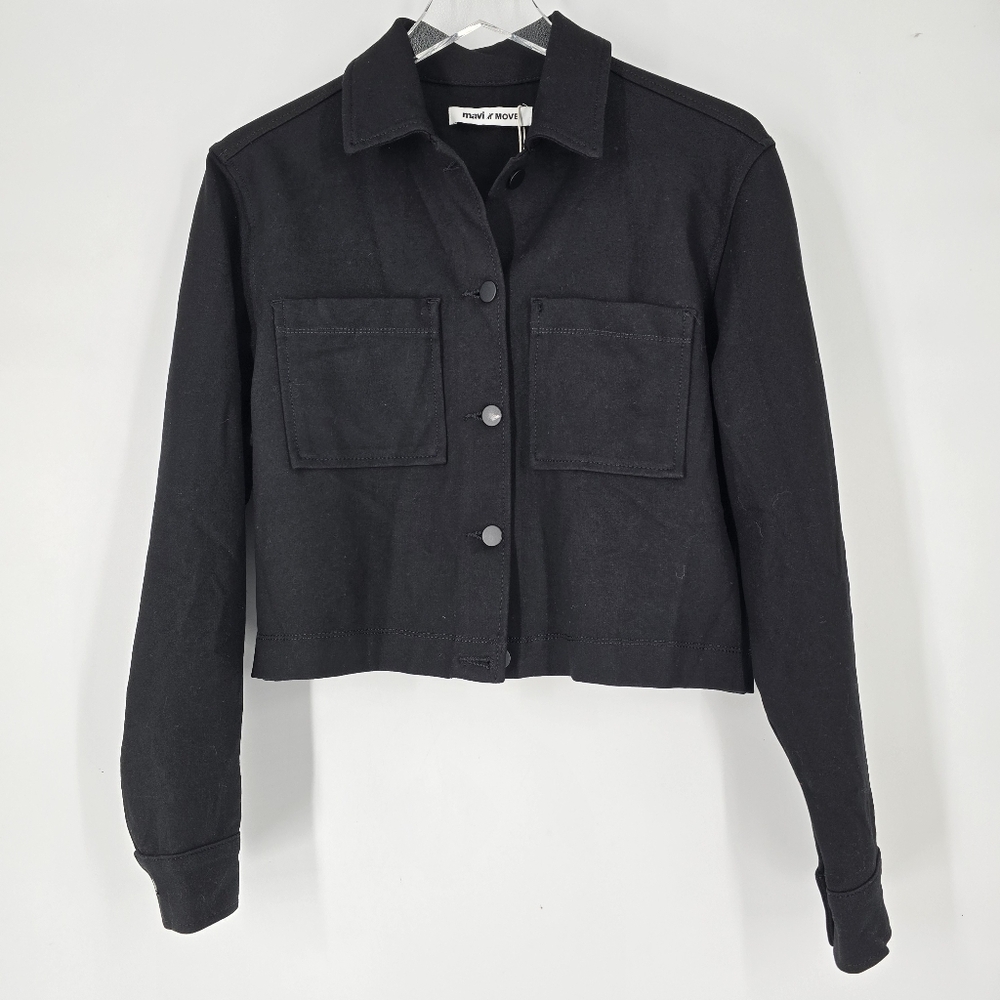 Mavi Shirley Jacket in Black Move Stretch Size S NEW